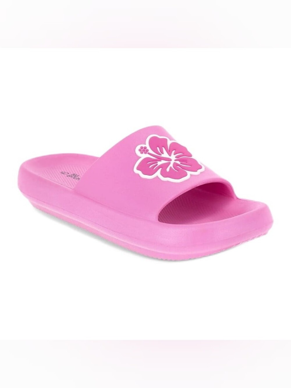 No Boundaries EVA Comfort Slides Pink Hibiscus